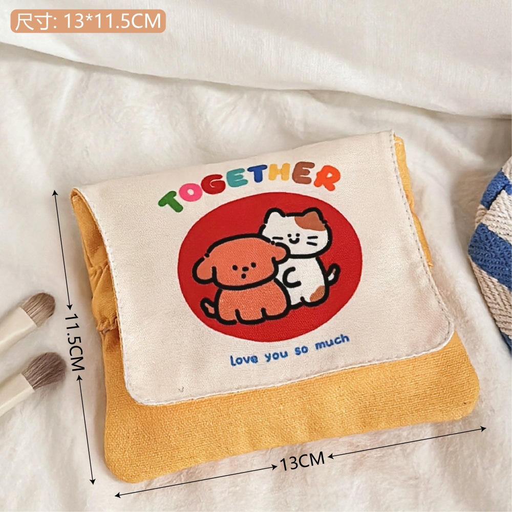 Tengyi original lindo cartón de dibujos animados bolsas de almacén de chicas bolsas pequeñas y convenientes bolsas nuevas al por mayor