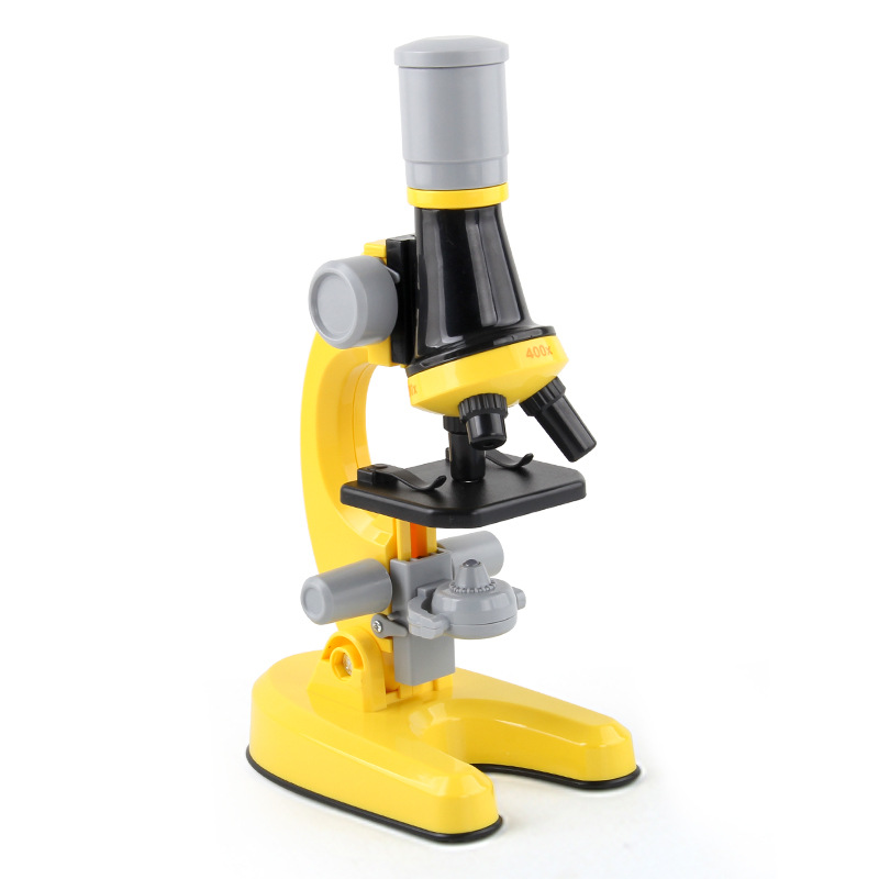 La exportación transfronteriza 1200 veces microscopio traje de juguete estudiante de escuela primaria experimento biológico científico equipo Microscopio de juguete