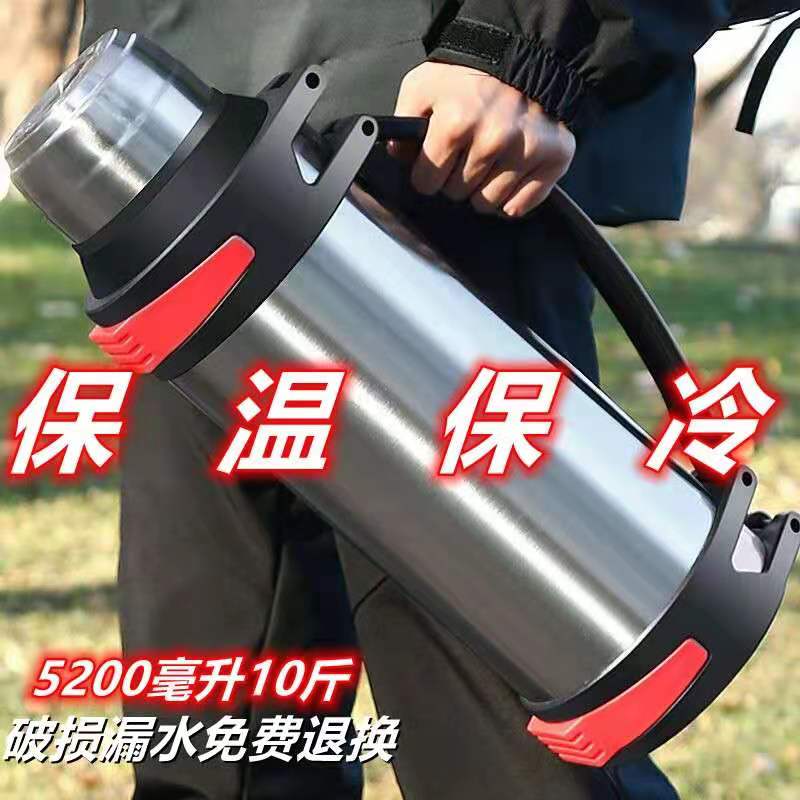 304不锈钢保温壶大容量保温杯男女户外家用一键出水壶车载旅行壶
