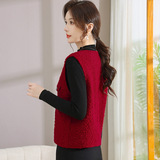 小个子背心女外穿减龄时尚小香风纯色马甲背心小香风针织上衣，女装马甲，妃慕昵服饰
