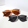 Brand fashionable sunglasses, metal glasses, European style, internet celebrity