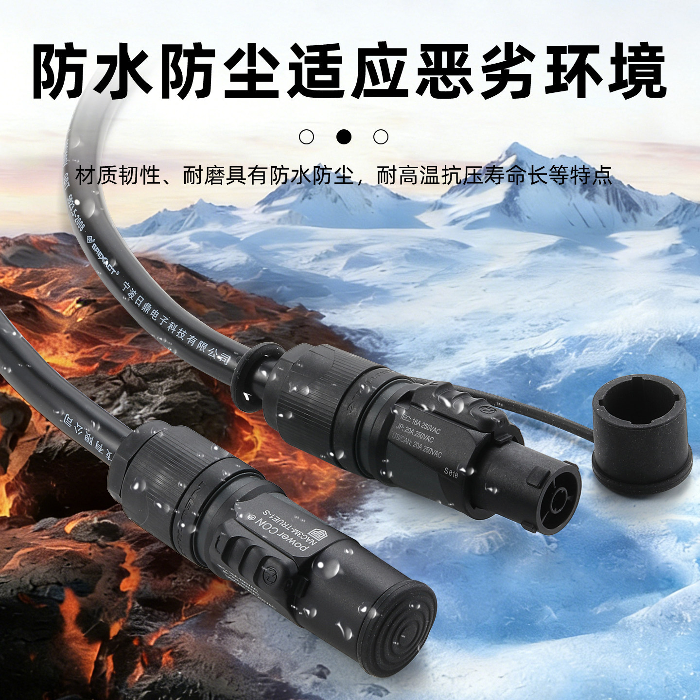 演出网络卡农公母线头防水盖6.35防尘塞电源音频线头保护套硅胶