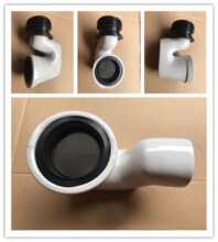 蹲便器陶瓷弯头存水S弯管密封圈蹲坑无弯接口连接橡胶通用接110管