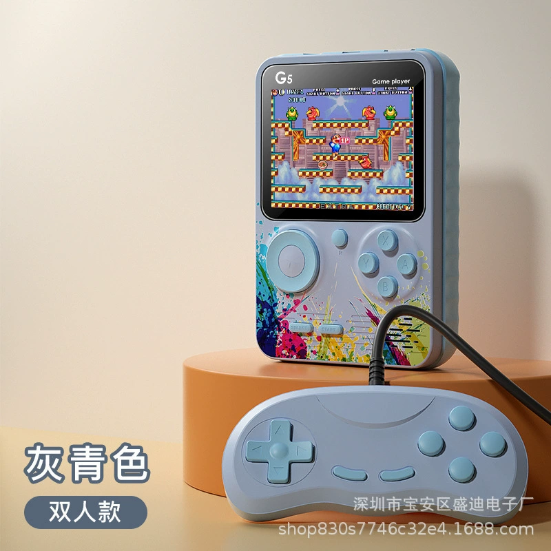 Retro fighting game console for double, nostalgia, 3.0inch, (Cross-border trading)