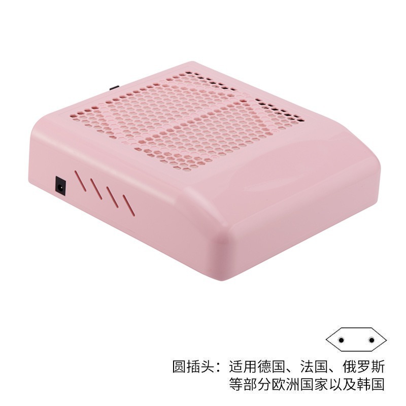 Aspirador de uñas transfronterizo Máquina de polvo de uñas japonesa 80w filtro de alta potencia para uñas aspiradoras extraídas