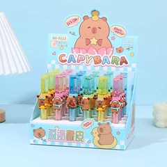カピバラ流砂押し引き消しゴム漫画高颜値学生ペン型押し引き消しゴム4B试験描画