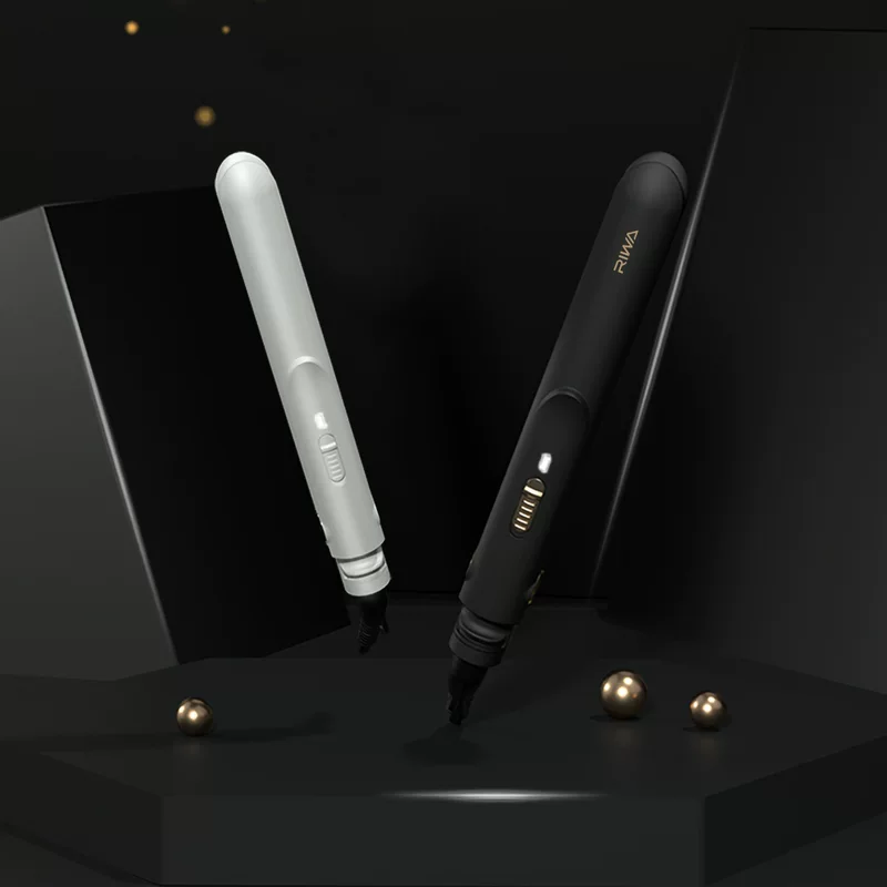 Поворотная заколка для кудрявых волос RIWA Lei Wa портативная RB-8200 черная прямой ролик