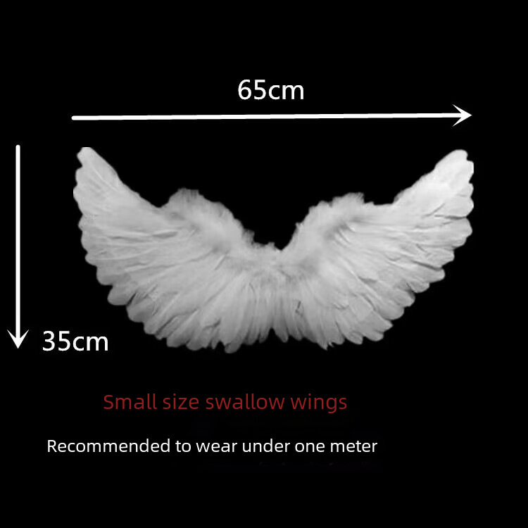 White angel wings for children and adults