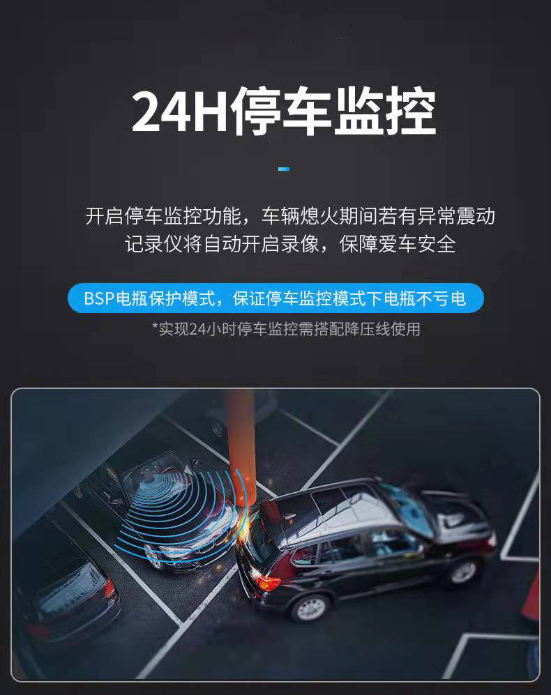 2025 HD Universal Dash Cam with 1.47" Screen, Parking Monitoring