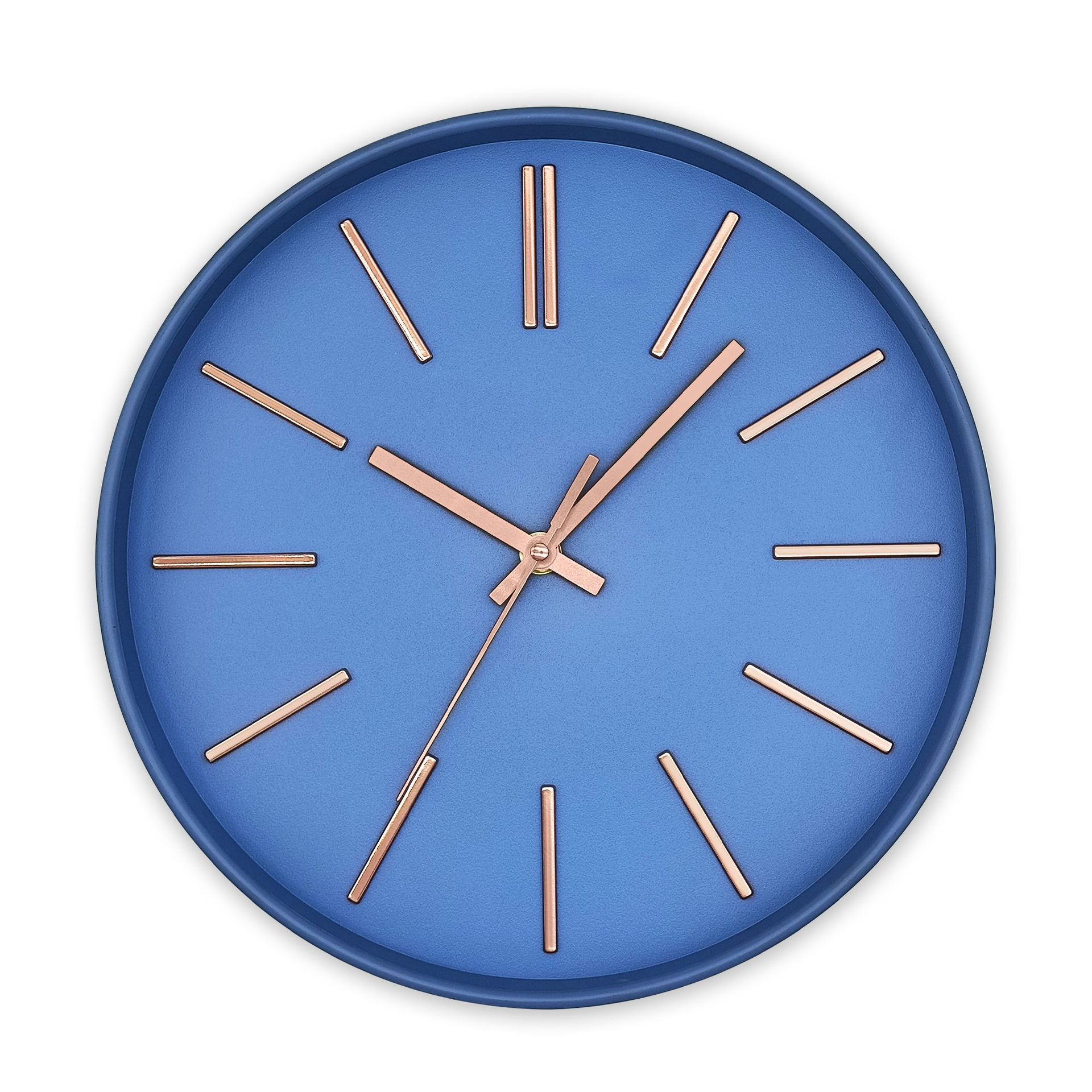 Reloj de pared de plástico silencioso de 12 pulgadas (30 cm) - Movimiento de cuarzo - Para sala de estar, pasillo y dormitorio - Ideal como regalo