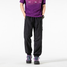 厂家直销跨境休闲裤男潮牌宽松束脚工装裤男抗皱显瘦户外伞兵裤