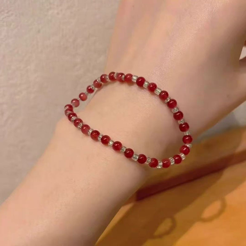 甘くて不規則な真珠のブレスレットの女性の高級な潮流のファッションの軽い贅沢なins風の高級感の小さい大衆の軽い贅沢な手飾り|undefined