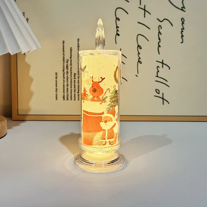 Simulación de lámpara de vela LED luz de noche habitación decoración de cabecera lámpara de atmósfera adornos de fotos props regalo de cumpleaños