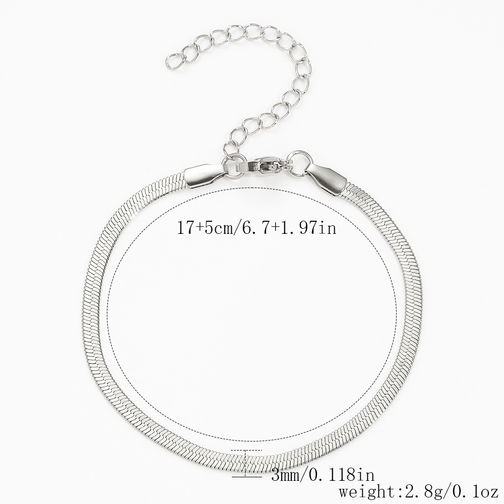 스틸컬러 [블레이드팔찌] 17+5cm