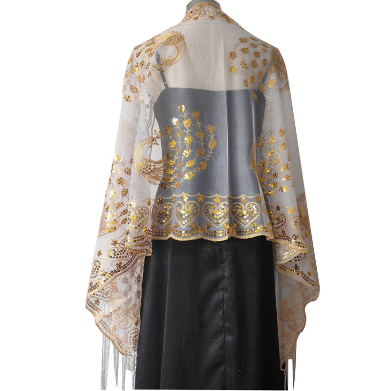Amazon Hot Peacock Embroidery Party Party vestido de boda Shalf