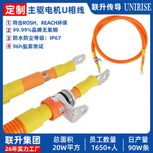 定制汽车线束加工95mm² EVRP屏蔽线主驱电机U相线新能源汽车线束