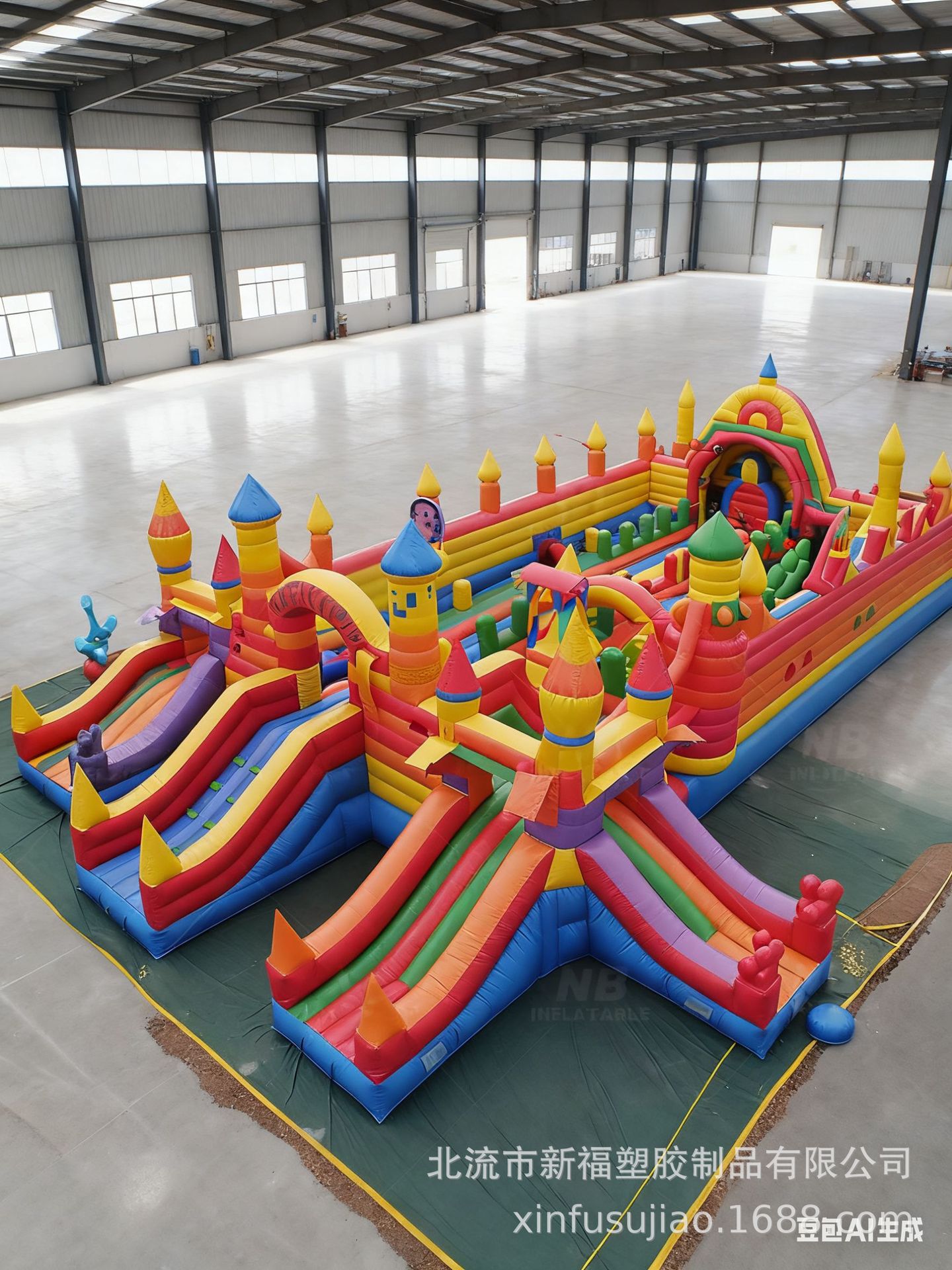 gran castillo inflable al aire libre deslizante combinación parque de atracciones infantil jumping cama rebote casa deslizante parque de atracciones comercial