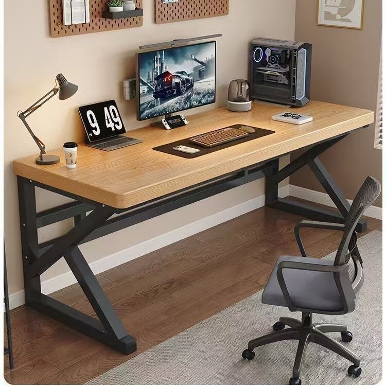 Computer Desk with Thickened and Reinforced Desktop, Suitable for Bedroom Home Use, Dual-Person Gaming Desk, Student Simple Gaming Office Desk Computer Desk with Thickened and Reinforced Desktop, Suitable for Bedroom Home Use, Dual-Person Gaming Desk, Student Simple Gaming Office Desk