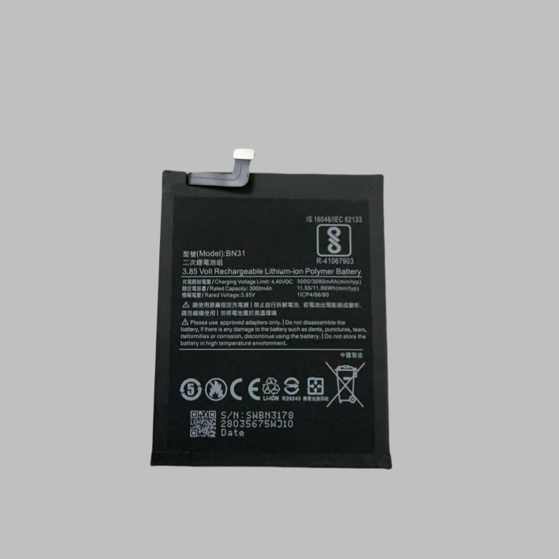 适用于小米5X电池 BN31手机内置电池