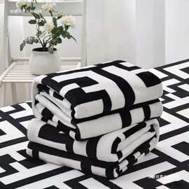 棓橙床单盖毯两用款法兰绒毛毯四季毯空调毯子宿舍单双人批发一件