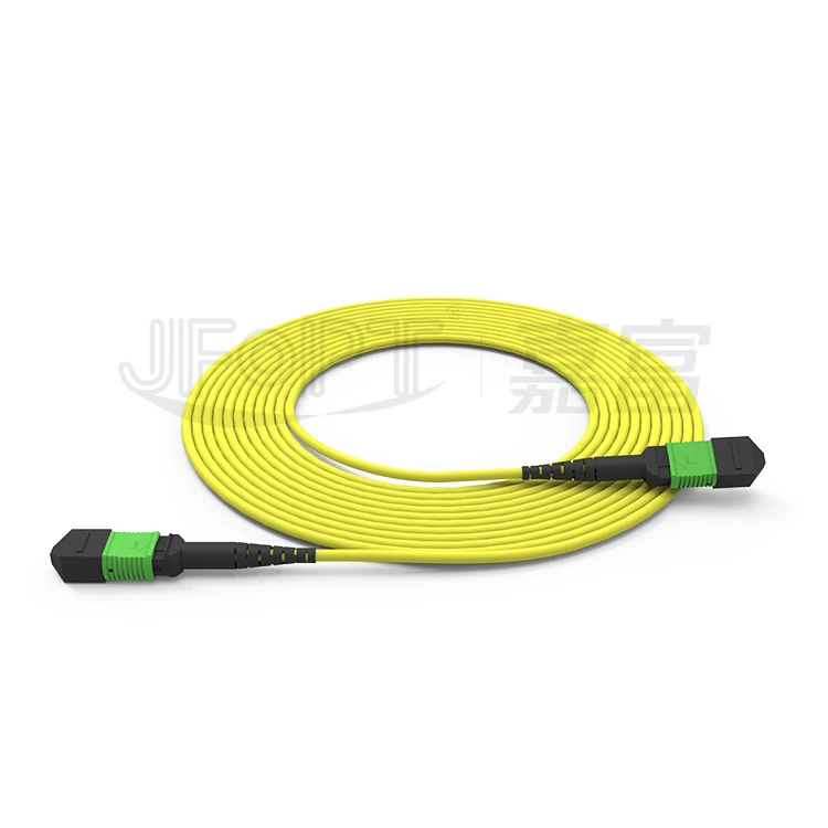 Оптоволоконный jumper MPO дата-центр G657A1 одномодовый 12-ядерный, подходит для быстрого передачи данных и расширения сети