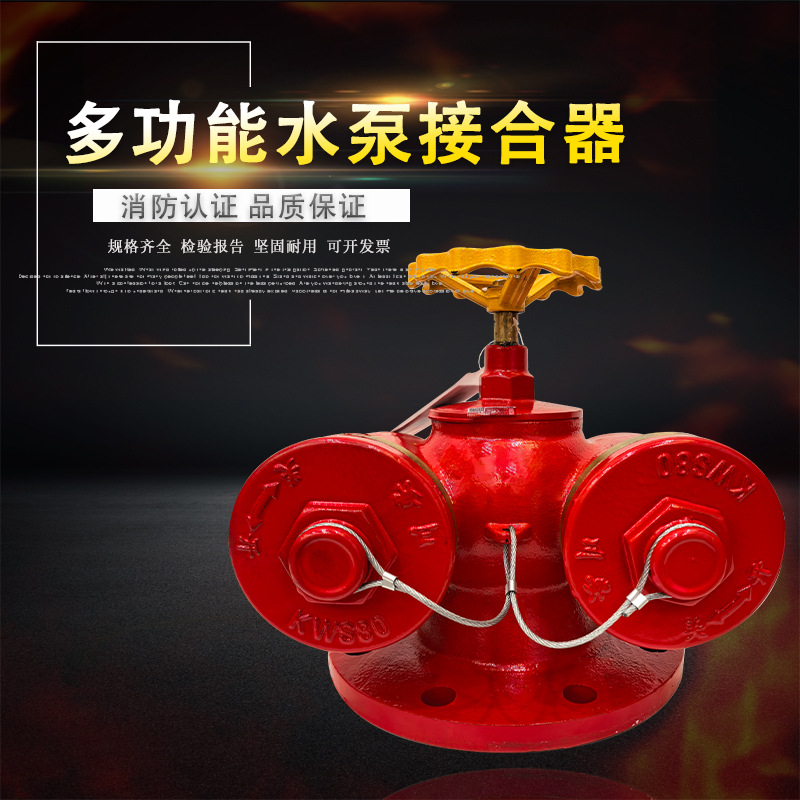 SQD100-1.6多功能水泵接合器 新型水泵结合器150消防水泵结合器