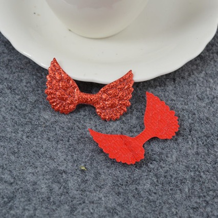white children's hairgrip handmade