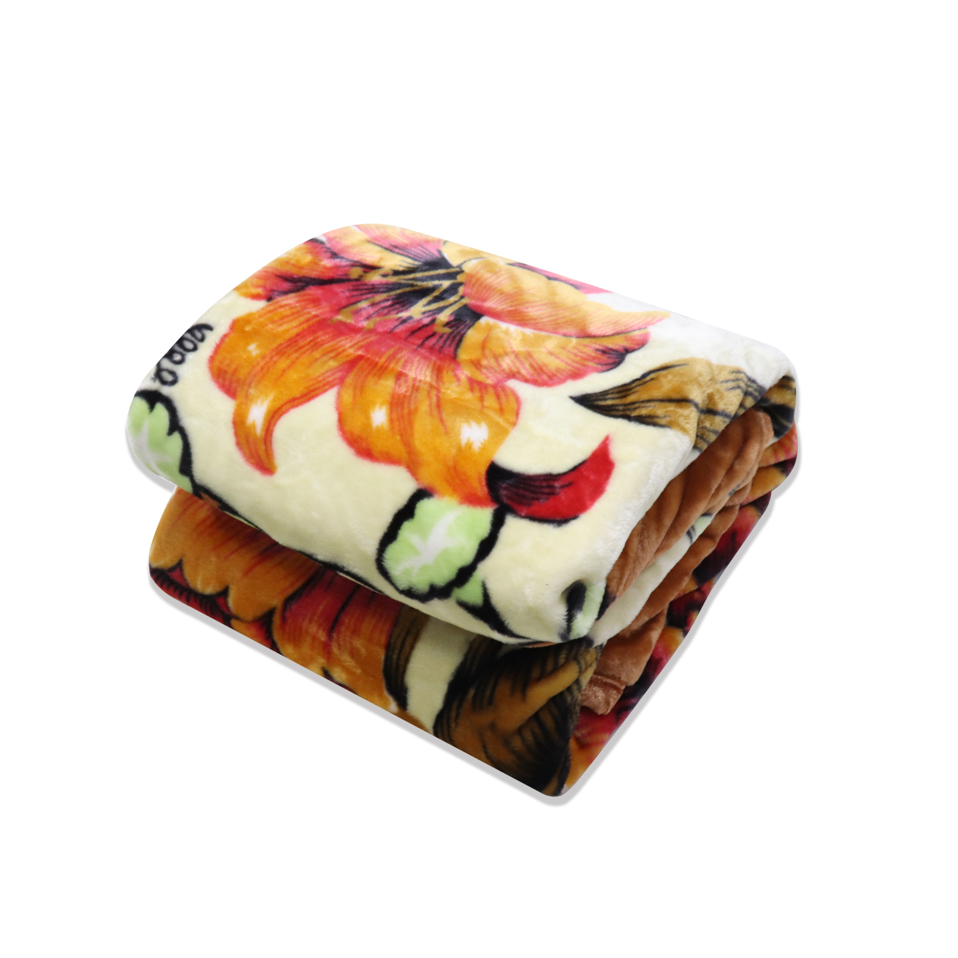 New double-layer thickened Raschel blanket summer nap thickened coral fleece double Amazon exclusive simple blanket