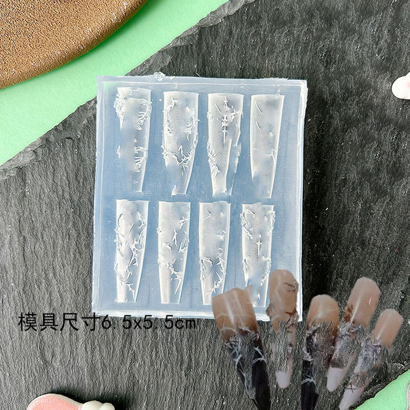 Molde de manicura amor arco en relieve flor ornamentos molde abrasivo alta permeabilidad estereoscópica DIY decoración molde de silicona