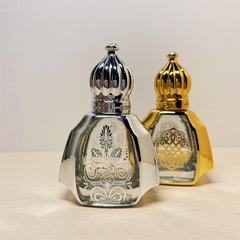 Thai Buddha brand essential oil sub-bottle rolling ball high-end glass essential oil bottle portable hot stamping perfume sub-bottle 10ml