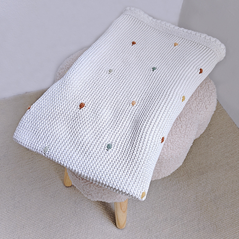 Za-home European Style Simple Style Sofa Blanket Knitted Blanket Thread Blanket B-grade