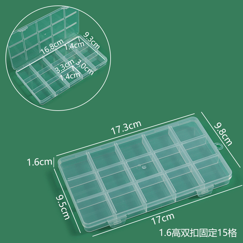투명한 17.3*9.8*1.6cm