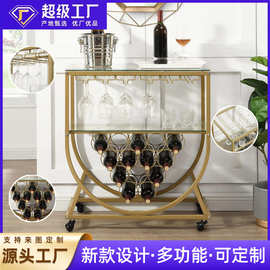 新款跨境热款铁艺折叠红酒架葡萄酒瓶架创意展示架家用欧美红酒架