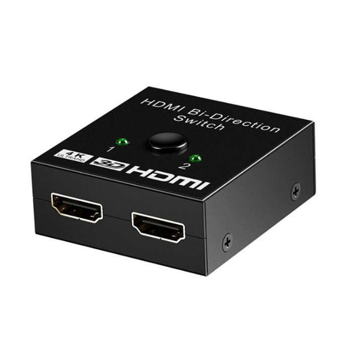 HDMI переключатель 2-в-1 высокого разрешения, 1 вход 2 выхода, умный HDMI двухсторонний переходник поддерживает 4K*2K