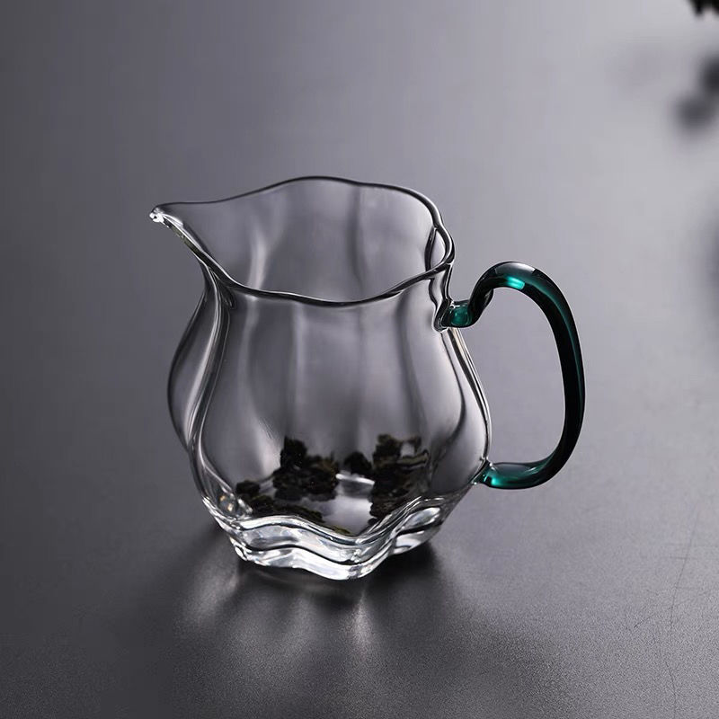 耐热玻璃公道杯茶海日式分茶器加厚公杯匀茶器小清新公道杯绿茶杯