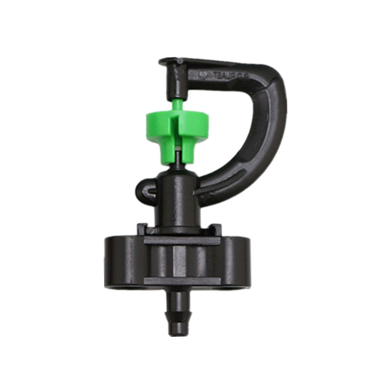 Fábrica de suministro de soporte de doble agujero de jardinería de flores verdes soporte de chorro de agua soporte de plástico al por mayor