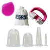 Cloth bag, set, brush, 4 pieces