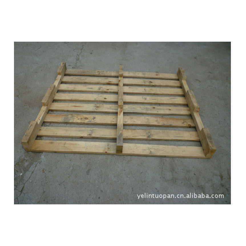 厂商全新供应仓库搬运木托盘1310 川字型二面进叉木质托盘
