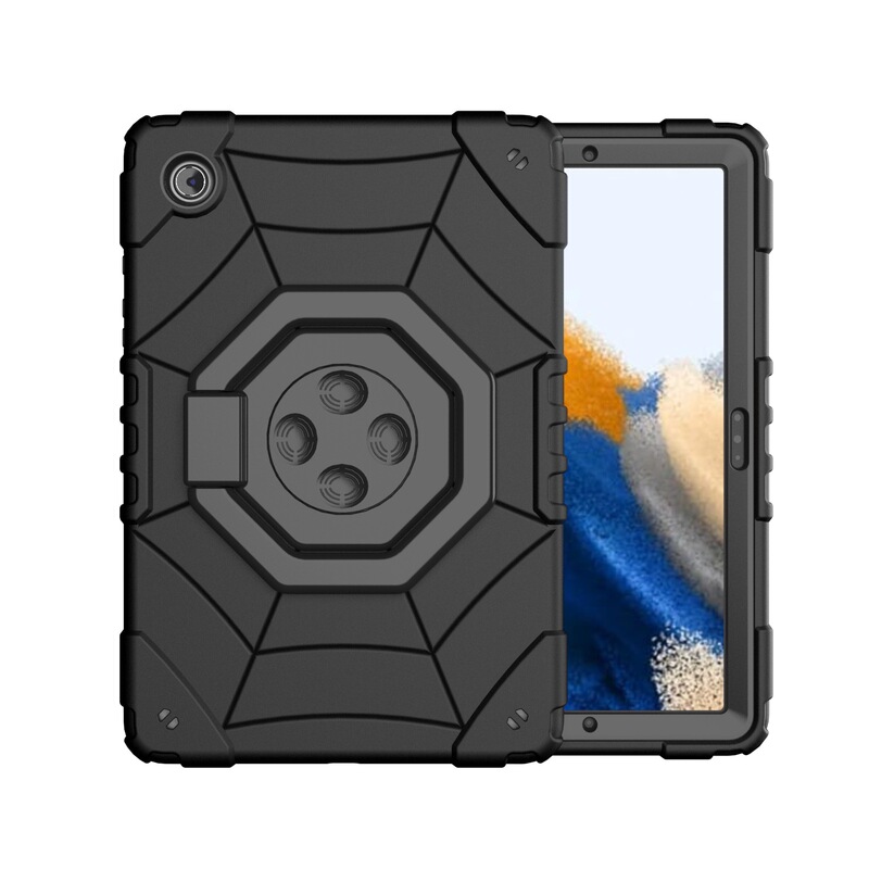 Samsung A8 10.5inch Tablet Silicone Protective Case 360 ° Rotating Turntable Stand for Children with Straps