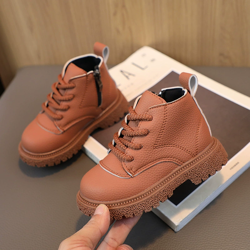 Children's Demi-Season Low Boots (Martens) for Boys, Casual Leisure, Sizes 21–30