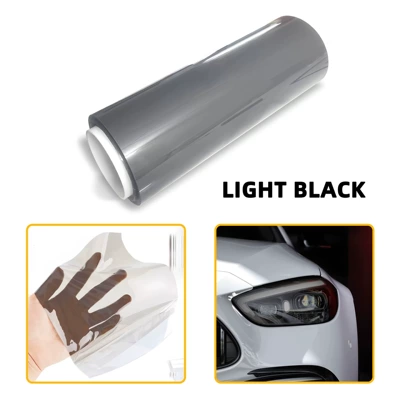 Transparent to Purple-Black Color-Changing Tail – Car headlight protective film - imported-tpu-light-black-light-film-30cm15m