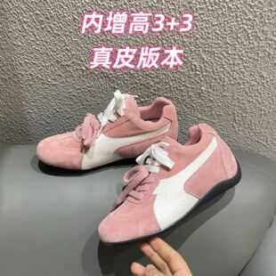 �ѻ����ҷ�ɫ��Ƥ��ӖЬŮ2025�¿������6cm����Ь�\�����eЬŮ