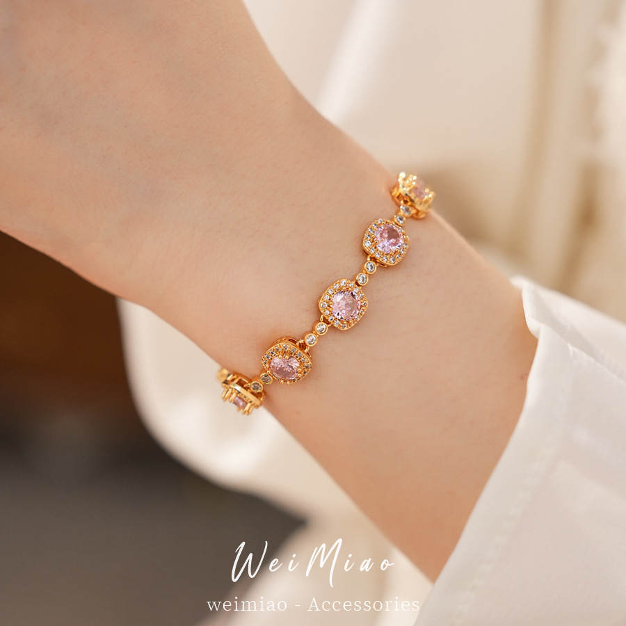 18 quilates de oro real pulsera de fichaje cuadrada ligera pulsera de nicho temperamento refinado elegante joyas al por mayor