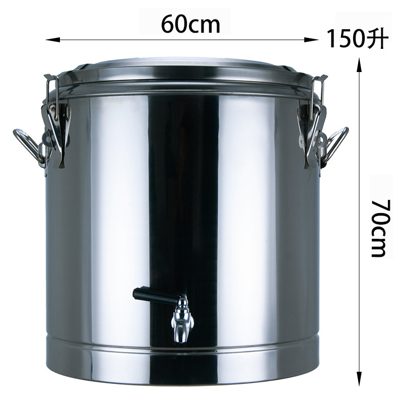 201 barril de aislamiento térmico de acero inoxidable barril de sopa barril de barril de té barril de aislamiento térmico barril de aislamiento térmico barril de doble propósito