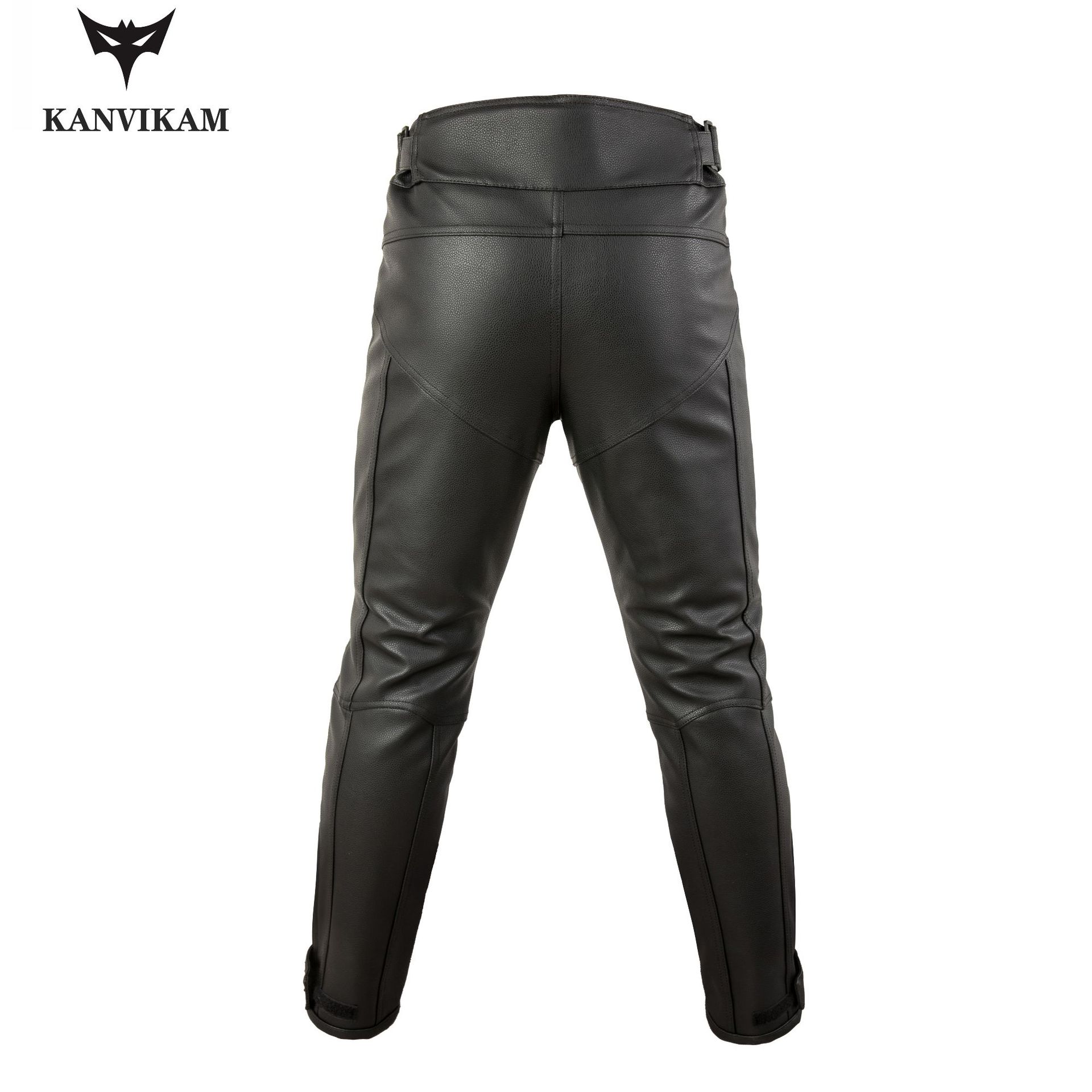 Riding pantalones de cuero motocicleta viaje fuera de la carretera pantalones de cuero pantalones de la motocicleta Knight Racing Pantalones