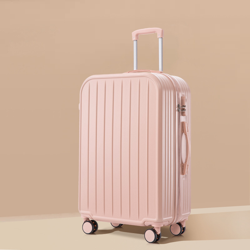 Maleta Maleta trolley nuevo para hombres y mujeres, maleta, rueda universal silenciosa para estudiantes, contraseña de 24 pulgadas, maleta de cuero de embarque 32