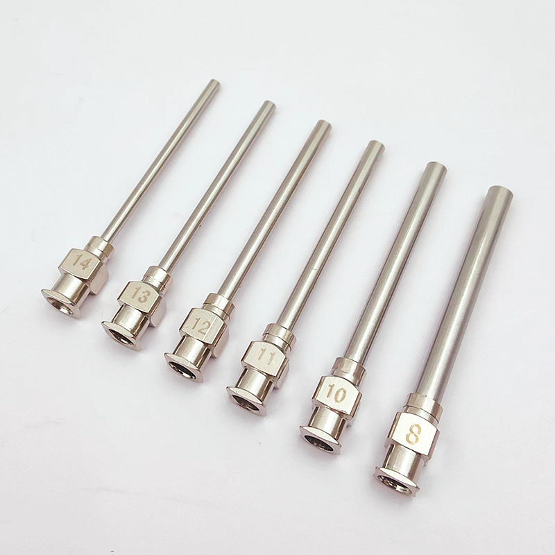 1.5 inch stainless steel dispensing needle corrosion resistant high pressure ink extraction dispensing machine needle nozzle all metal dispensing needle