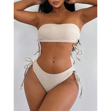 C 76892 Halter backless two-piece swimsuit Ĩ��¶������Ӿװ