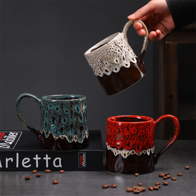 Ceramic Coffee Mug For Afternoon Tea And Couples High Quality Cup_voghion.com