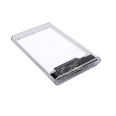 2.5インチUSB3.0プッシュプルスライド丸辺透明SATAシリアルソリッドステートSSD機械移動ハードディスクケース